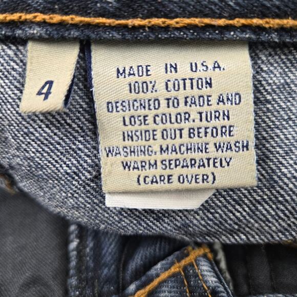 Vintage Union Made Calvin Klein Jeans Women's USA 90s size 4 Straight Leg - Picture 9 of 16